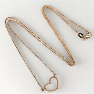James Avery Heart Pendant 14K Yellow Gold 18” Necklace *Read